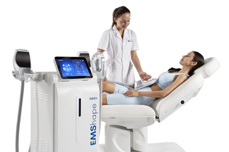 The Ultimate Body Sculpting Machine for Muscle Strengthening, Fat Reduction, and Skin Tightening: EMShape® Neo Plus